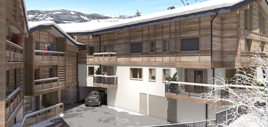 Programme immobilier neuf EDELWEISS -  Les Gets : appartements neufs au pied des pistes pour un investissement locatif rentable (74260) - Référence : 7336