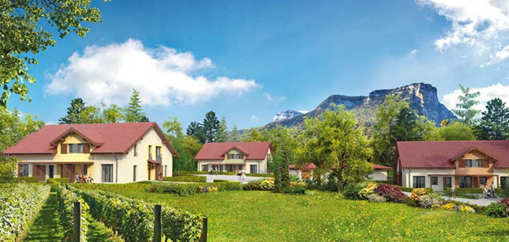 Programme immobilier neuf LE CLOS SAINT VINCENT - Les Marches : 30 appartements T2–T4 en duplex avec jardins privatifs et garages (73800) - Référence : 72