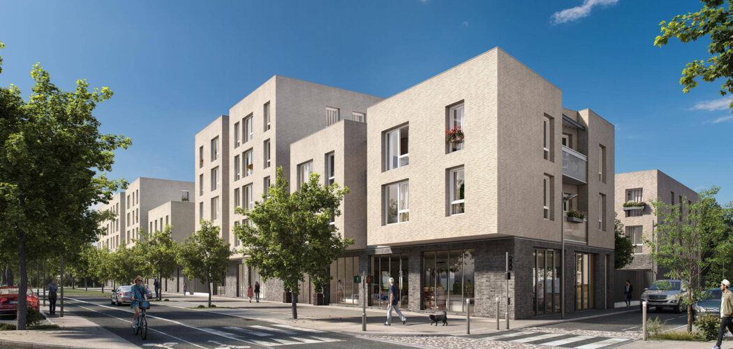 Programme immobilier neuf L'EMPREINTE - Les Mureaux : Appartements studio–T4 avec terrasses, jardins et luminosité proche du centre-ville (78130) - Référence : 6021