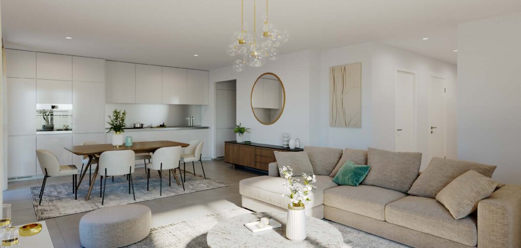 Programme immobilier neuf Les Vergers de Marcel + Domaine Les Marcellines - Les Ollières : 14 appartements et 9 villas neuves T2–T6 à 20 min d’Annecy (74570) - Référence : 15794