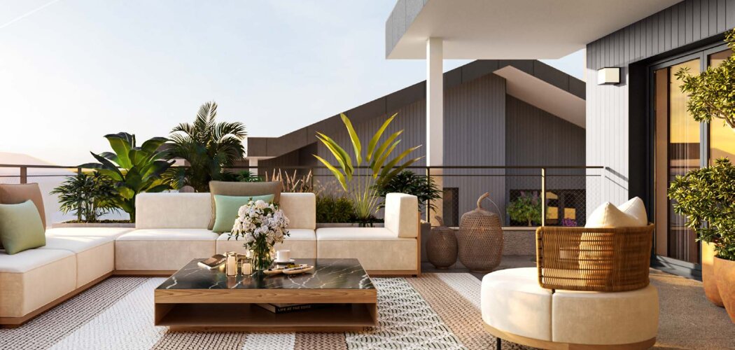 Programme immobilier neuf Les Vergers de Marcel + Domaine Les Marcellines - Les Ollières : 14 appartements et 9 villas neuves T2–T6 à 20 min d’Annecy (74570) - Référence : 15794