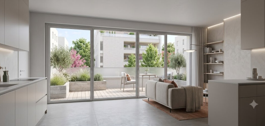Programme immobilier neuf Villas Cé - Les Ponts-de-Cé : Appartements T2–T4 et maisons T4–T6 avec jardins, terrasses et écoquartier dans la Monnaie (49130) - Référence : 14329