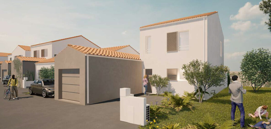 Programme immobilier neuf LES JARDINS DE JOFFRE - Les Sables d’Olonne maisons à proximité de la Grande Plage (85100) - Référence : 16457
