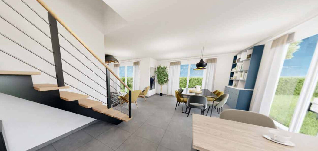 Programme immobilier neuf LES ARCHERS - Les Sables-d’Olonne : Villas T4–T5 avec jardins privatifs, terrasses et proximité commerces (85100) - Référence : 11278