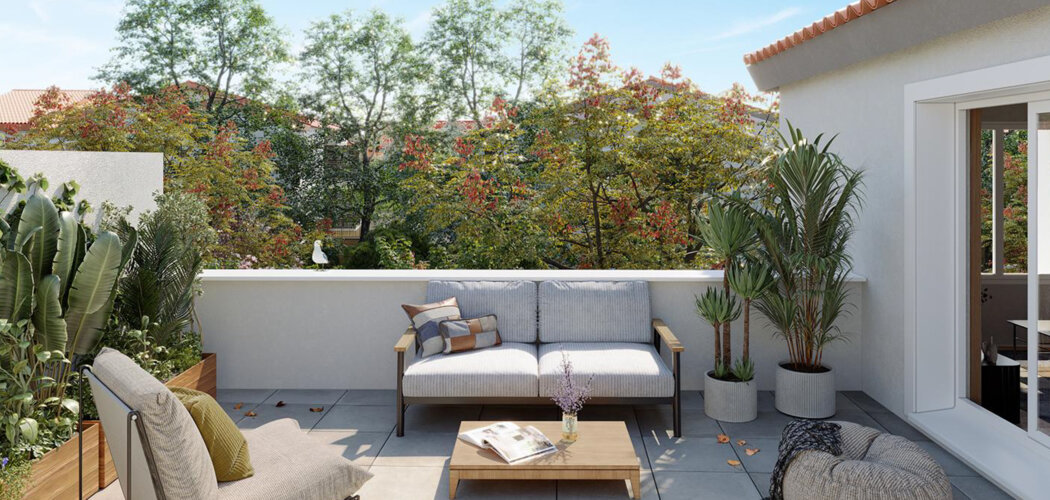Programme immobilier neuf Le Jardin de Sainte-Croix - Les Sables-d’Olonne appartements avec terrasse près de la Grande Plage (85100) - Référence : 17528