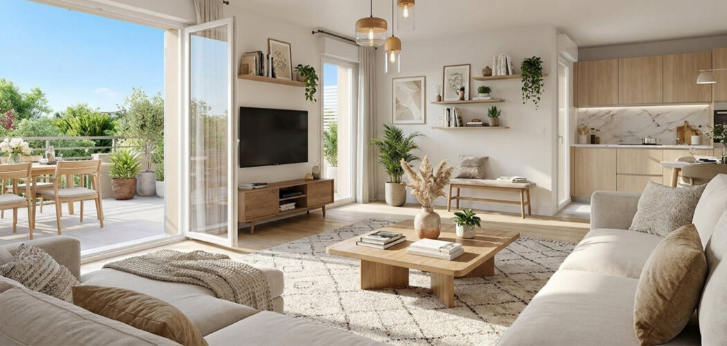 Programme immobilier neuf Le Jardin de Sainte-Croix - Les Sables-d’Olonne appartements avec terrasse près de la Grande Plage (85100) - Référence : 17528