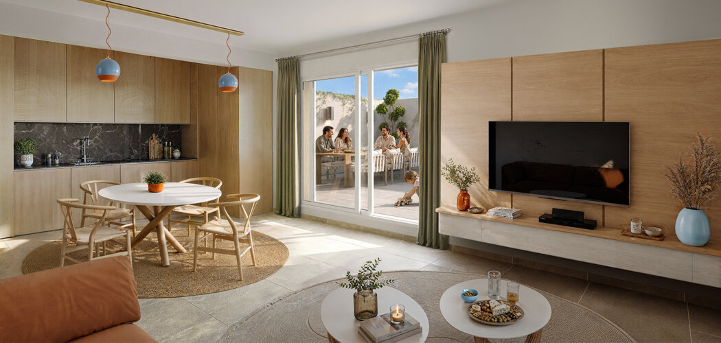 Programme immobilier neuf Le Jardin de Sainte-Croix - Les Sables-d’Olonne appartements avec terrasse près de la Grande Plage (85100) - Référence : 17528