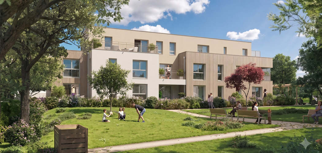 Programme immobilier neuf GFI - FLOW - Les Sorinières, douceur de vivre proche de Nantes (44840) - Référence : 17934