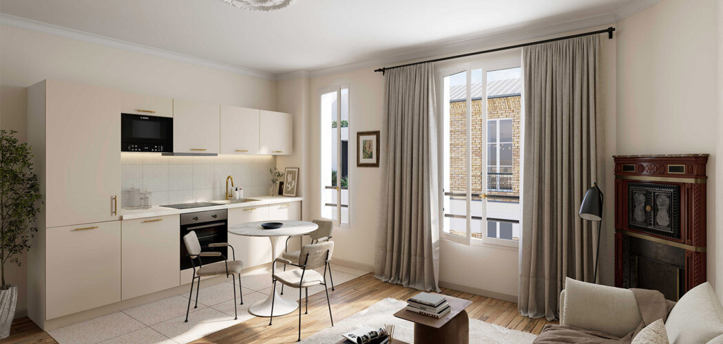Programme immobilier neuf MARJOLIN - Levallois-Perret réhabilitation proche des quais de Seine (92300) - Référence : 16592