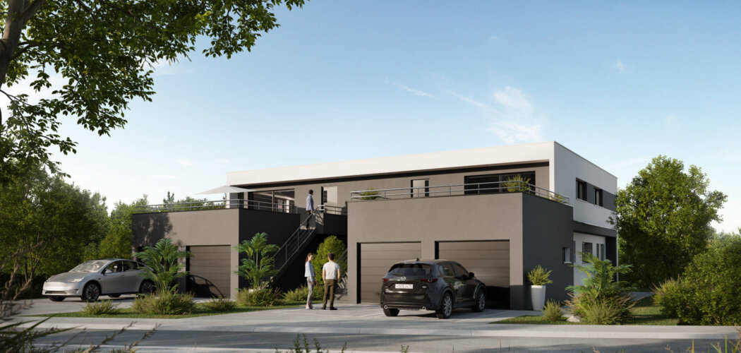Programme immobilier neuf DUO LEYMEN - Leymen proche tram T10 (68220) - Référence : 9119
