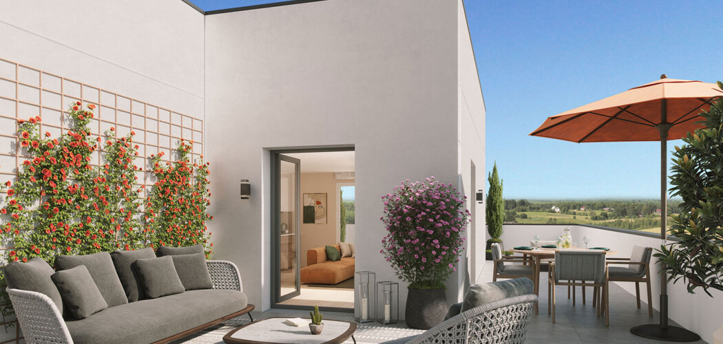 Programme immobilier neuf Naturéva - Lieusaint : Appartements T2–T5 avec toits-terrasses et espaces verts au cœur de l’écoquartier (77127) - Référence : 14183