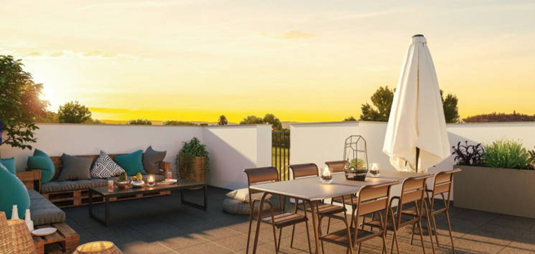 Programme immobilier neuf Qadence - Lieusaint : Appartements T2–T5 avec toits-terrasses et jardin collectif au cœur de l’écoquartier (77127) - Référence : 14182