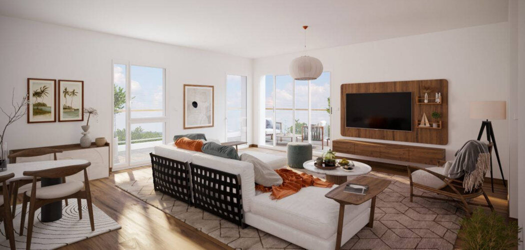 Programme immobilier neuf NATURE - Liffré : appartements neufs du 2 au 4 pièces en centre-ville historique (35340) - Référence : 14901