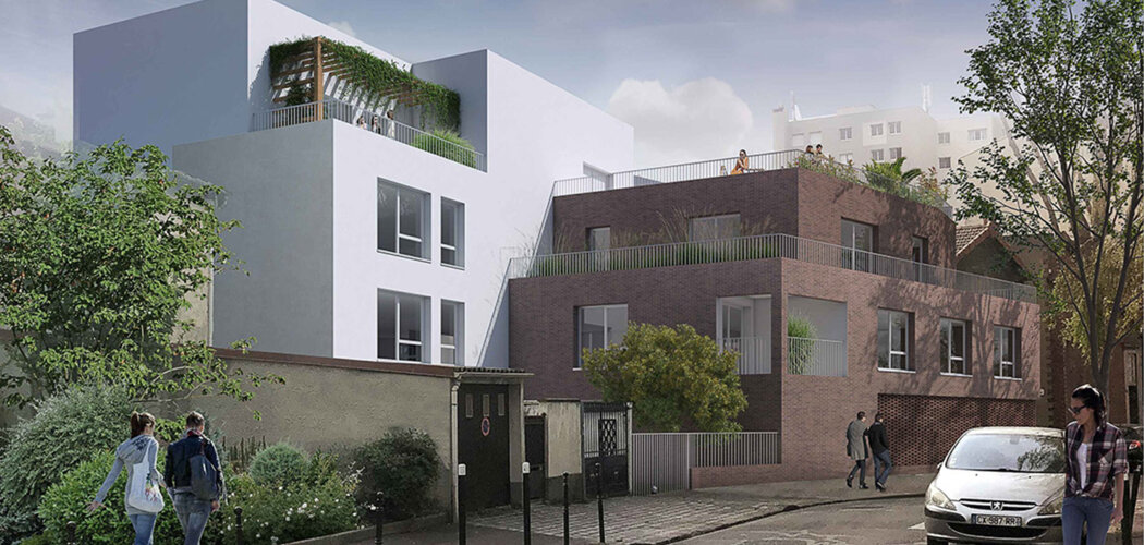 Programme immobilier neuf VILLA CLARA - L’Île-Saint-Denis à proximité du tram T1 et RER D (93450) - Référence : 17054