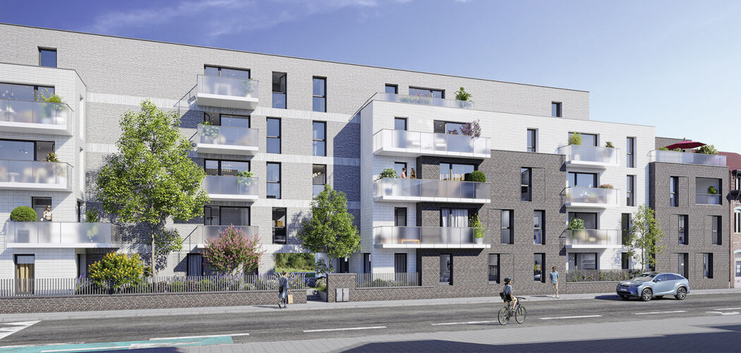 Programme immobilier neuf Villa Saint-Maurice - Lille, appartements avec extérieur dans le quartier Saint-Maurice (59000) - Référence : 17582
