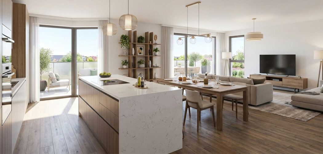 Programme immobilier neuf Villa Saint-Maurice - Lille, appartements avec extérieur dans le quartier Saint-Maurice (59000) - Référence : 17582