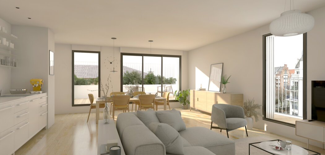 Programme immobilier neuf Le Galion - Lille Vieux-Lille proche IAE (59000) - Référence : 15726