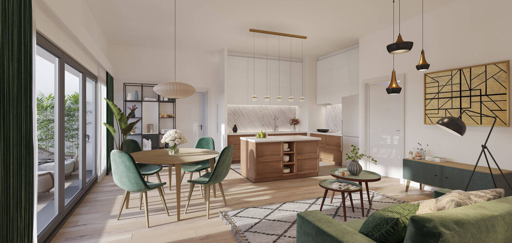 Programme immobilier neuf L’Orée du Square - Limeil-Brévannes à quelques minutes de marche du RER A, D et du métro ligne 8 (94450) - Référence : 16546