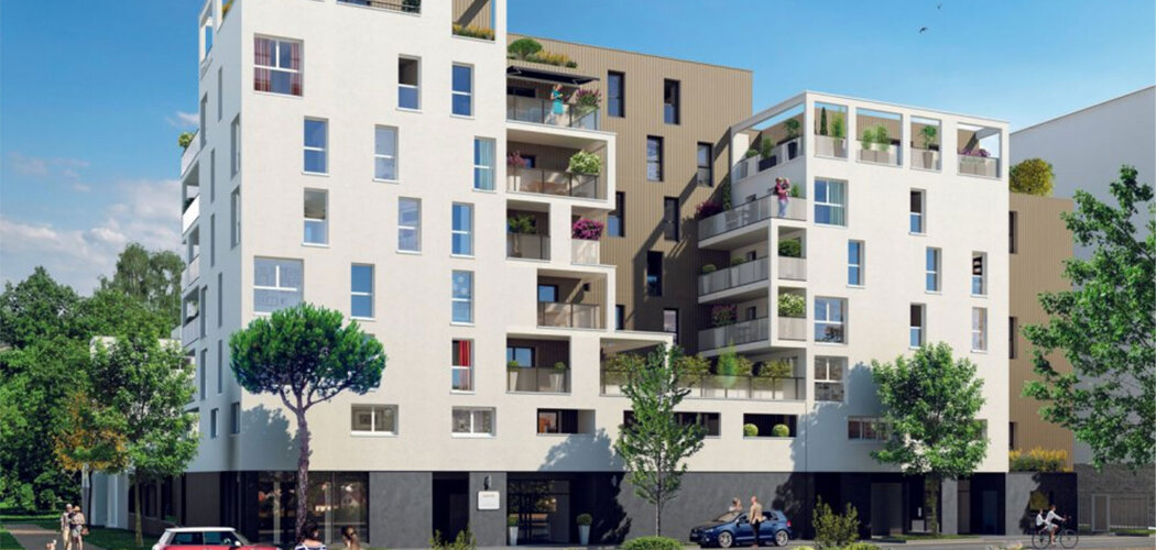 Programme immobilier neuf SIGNATURE - Lingolsheim : Appartements T2–T3 avec terrasses, balcons et parking sécurisé dans l’écoquartier des Tanneries (67380) - Référence : 5523