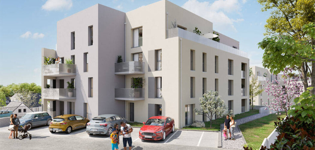 Programme immobilier neuf Renaissance - Linselles : appartements neufs du 2 au 4 pièces en plein cœur de ville (59126) - Référence : 15100