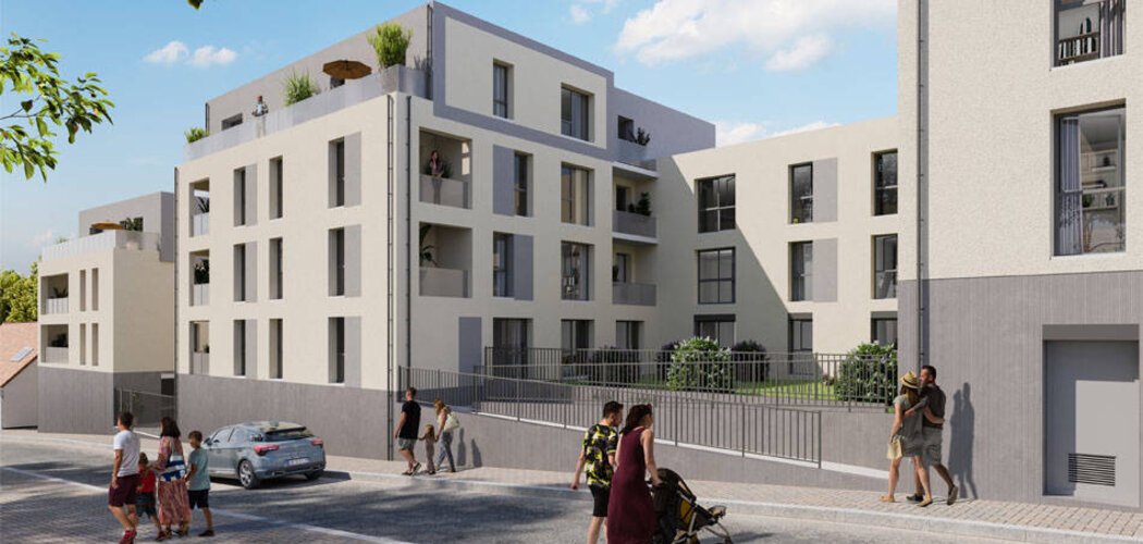Programme immobilier neuf Renaissance - Linselles : appartements neufs du 2 au 4 pièces en plein cœur de ville (59126) - Référence : 15100