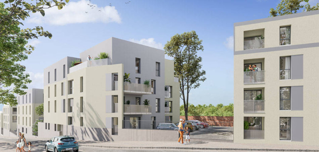 Programme immobilier neuf Renaissance - Linselles : appartements neufs du 2 au 4 pièces en plein cœur de ville (59126) - Référence : 15100