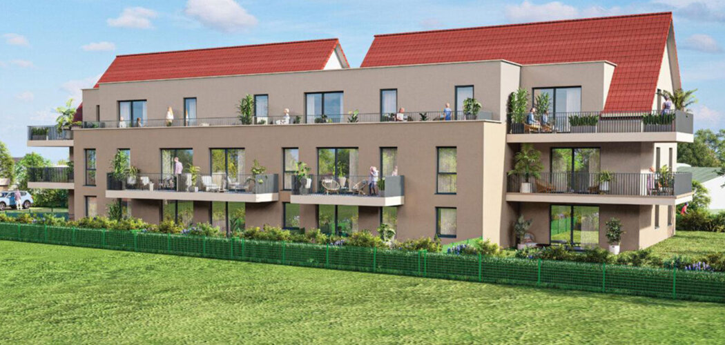 Programme immobilier neuf MELODIA - Lipsheim dans un cadre verdoyant aux vues dégagées (67640) - Référence : 17017