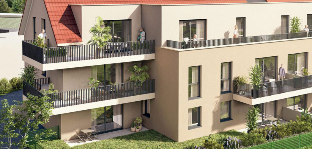 Programme immobilier neuf MELODIA - Lipsheim dans un cadre verdoyant aux vues dégagées (67640) - Référence : 17017