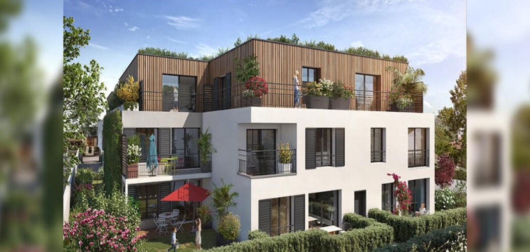 Programme immobilier neuf green harmony - Livry-Gargan : Appartements studio–T4 avec cuisines équipées, balcons et parking sécurisé à 200 m du tramway (93190) - Référence : 5617