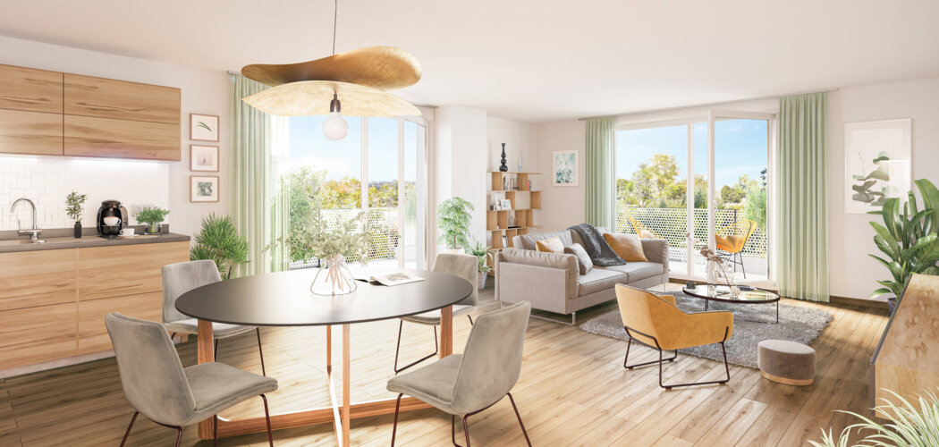Programme immobilier neuf L'Alcôve - Loos : Appartements T2–T4 avec terrasses, parking résident et proximité Lille (59120) - Référence : 9869
