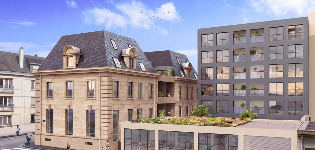 Programme immobilier neuf TRESOR - Lorient : 18 appartements neufs du 2 au 5 pièces en hyper centre proche des commodités (56100) - Référence : 14990