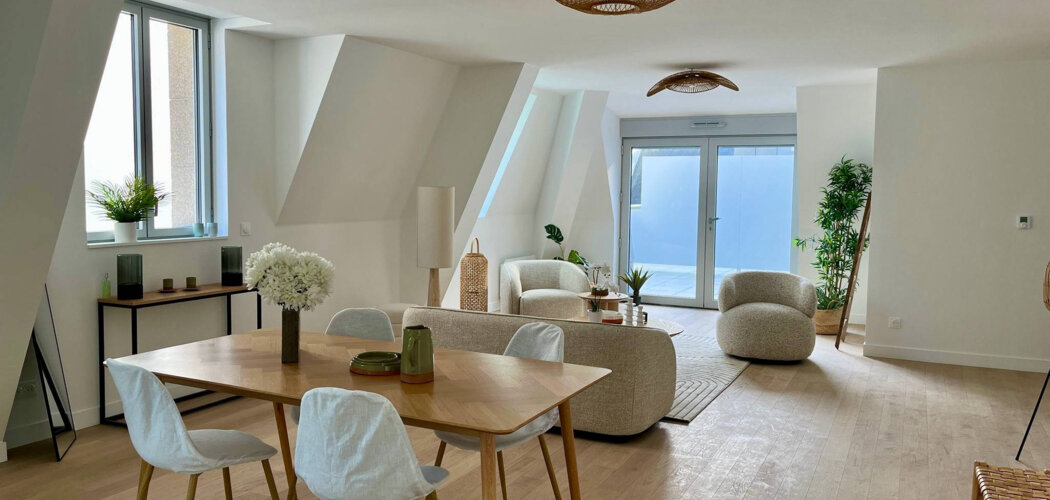 Programme immobilier neuf TRESOR - Lorient : 18 appartements neufs du 2 au 5 pièces en hyper centre proche des commodités (56100) - Référence : 14990