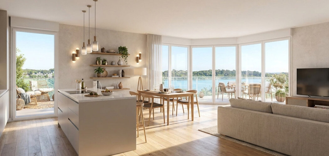 Programme immobilier neuf O SCORFF - Lorient résidence contemporaine près du Bois du Château (56100) - Référence : 17350