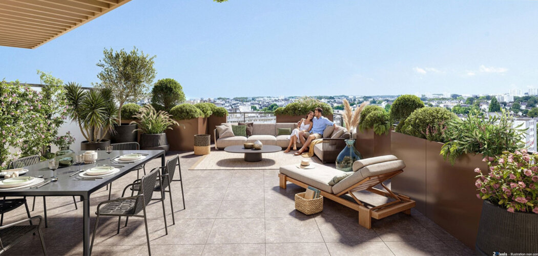 Programme immobilier neuf IMAGINA - Lorient résidence neuve à 12 min à pied de la gare TER (56100) - Référence : 15676