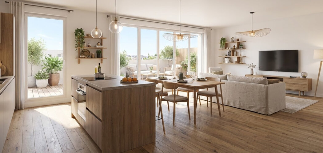 Programme immobilier neuf Hubline - Lormont rive droite à deux pas du tramway A (33310) - Référence : 15008