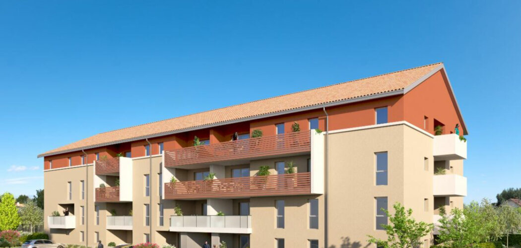 Programme immobilier neuf Domaine de Nysa - Loupian : Appartements T2–T4 avec terrasses, celliers et cuisines équipées proche du centre historique (34140) - Référence : 5943
