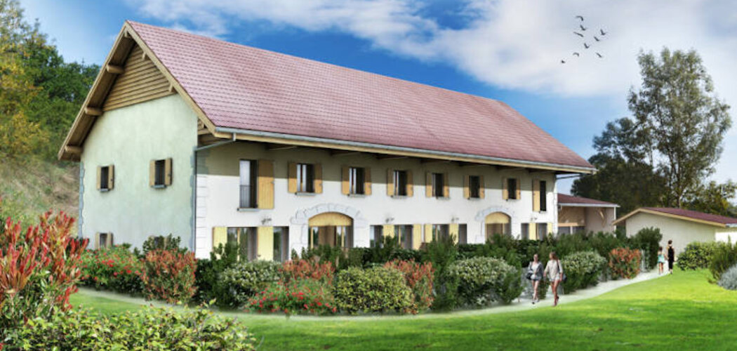 Programme immobilier neuf L'AUTHENTIQUE - Lovagny : Maisons T5 avec jardins, terrasses et vue sur les Préalpes à 15 minutes du lac d’Annecy (74330) - Référence : 3797
