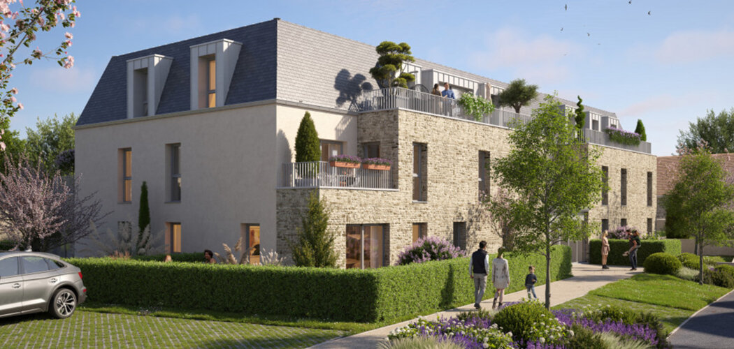 Programme immobilier neuf DOMAINE DE JEANNE - Luc-sur-Mer proche des plages et de Caen (14530) - Référence : 18265