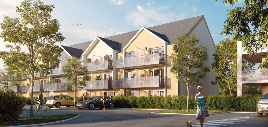 Programme immobilier neuf GFI - L'Aparté - Luisant studios lumineux dans un cadre résidentiel verdoyant (28600) - Référence : 17391