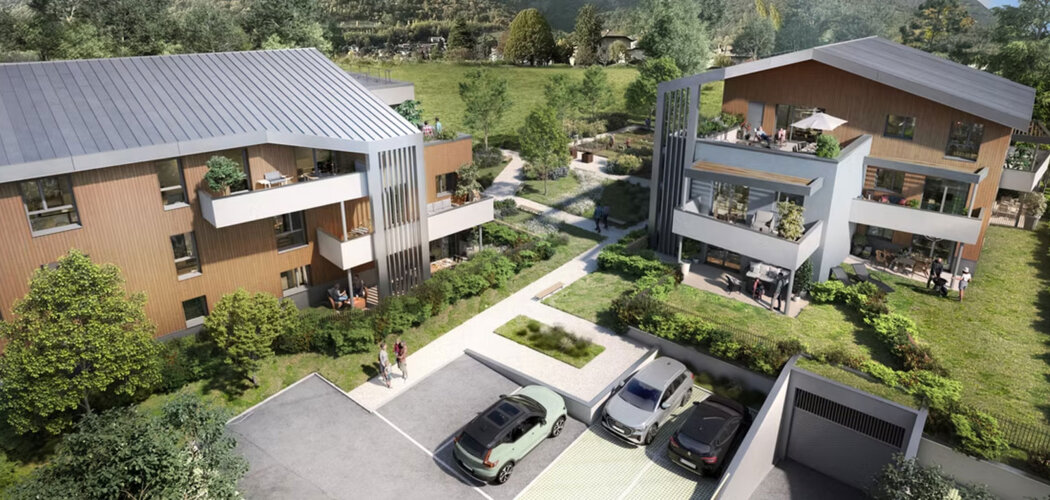 Programme immobilier neuf LES BELLES CIMES - Lumbin adresse verdoyante proche Crolles et Grenoble (38660) - Référence : 17514