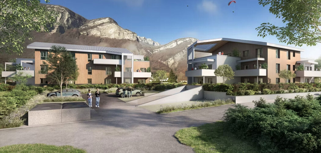 Programme immobilier neuf LES BELLES CIMES - Lumbin adresse verdoyante proche Crolles et Grenoble (38660) - Référence : 17514