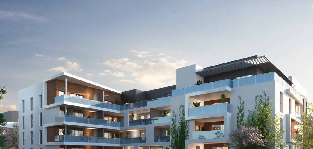 Programme immobilier neuf LA MANUFACTURE A - Lunel : Appartements T2–T4 avec terrasses, toits-terrasses et proximité centre-ville à 10 min à pied (34400) - Référence : 14496
