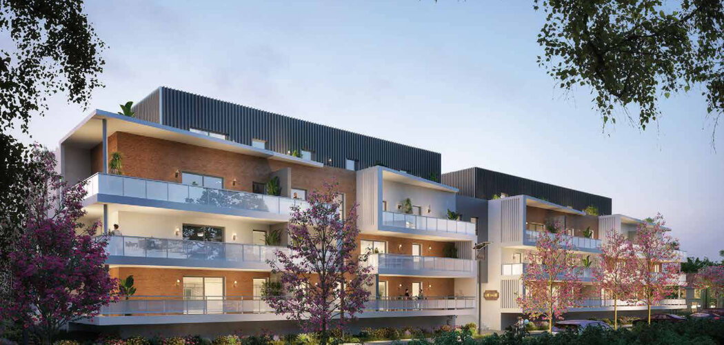 Programme immobilier neuf LA MANUFACTURE A - Lunel : Appartements T2–T4 avec terrasses, toits-terrasses et proximité centre-ville à 10 min à pied (34400) - Référence : 14496