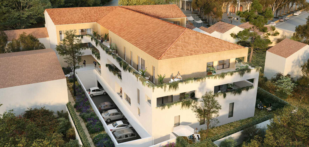 Programme immobilier neuf LES TERRASSES DES ARENES - Lunel centre-ville à proximité de la gare (34400) - Référence : 12811