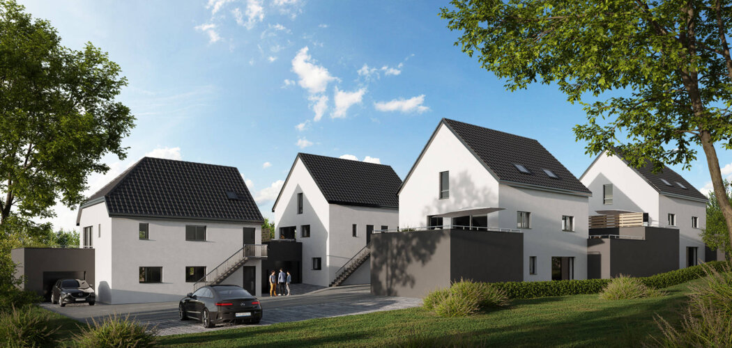 Programme immobilier neuf Les DUOS de Larende - Lutzelhouse : appartements DUO neufs de 3 et 4 pièces à 20 min de Molsheim (67130) - Référence : 7576