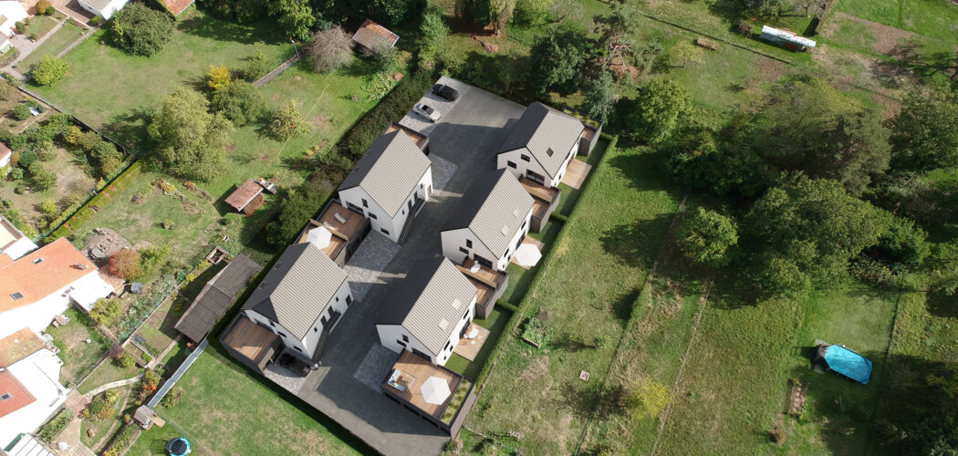 Programme immobilier neuf Les DUOS de Larende - Lutzelhouse : appartements DUO neufs de 3 et 4 pièces à 20 min de Molsheim (67130) - Référence : 7576