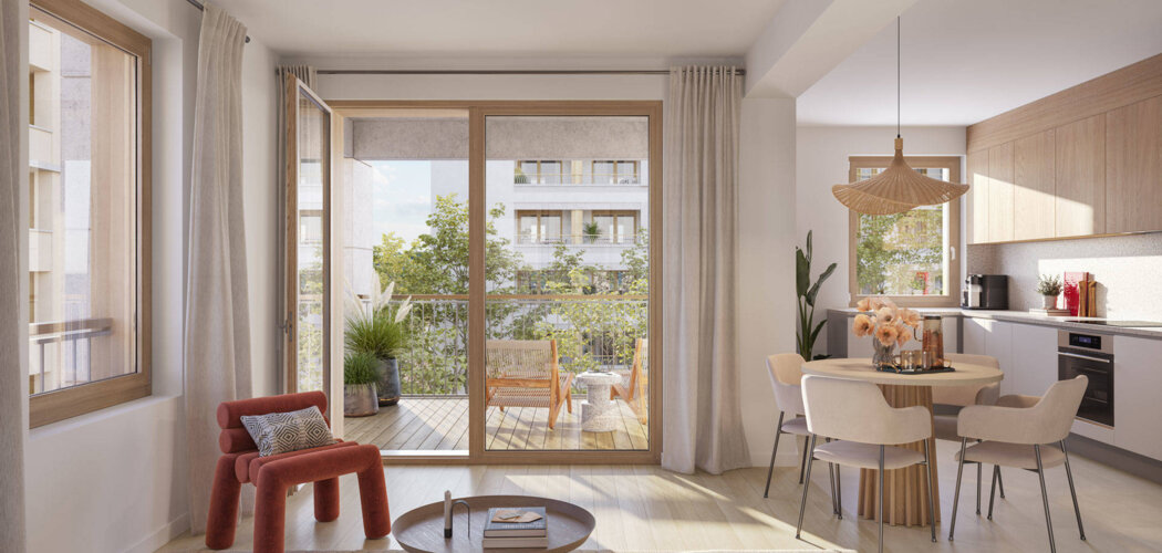 Programme immobilier neuf Zéphyr - Lyon 02 secteur Confluence proche du tramway T1/ T2 (69002) - Référence : 16538