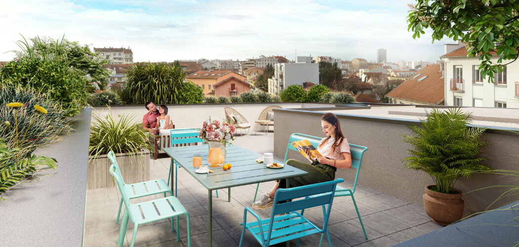 Programme immobilier neuf Orkidée - Lyon 03 quartier Monchat à deux pas du parc Bazin (69003) - Référence : 13731