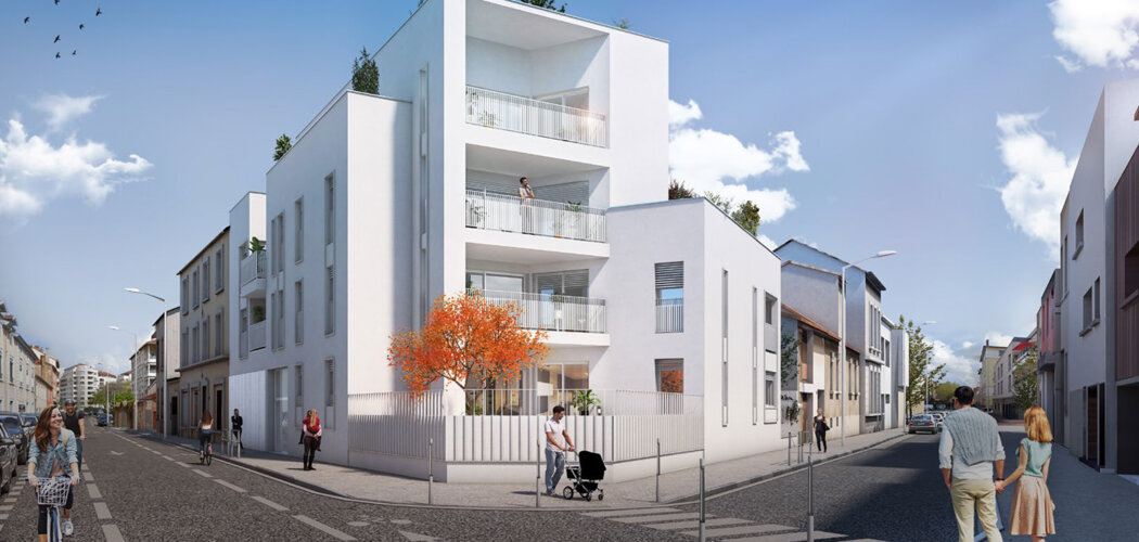 Programme immobilier neuf Orkidée - Lyon 03 quartier Monchat à deux pas du parc Bazin (69003) - Référence : 13731