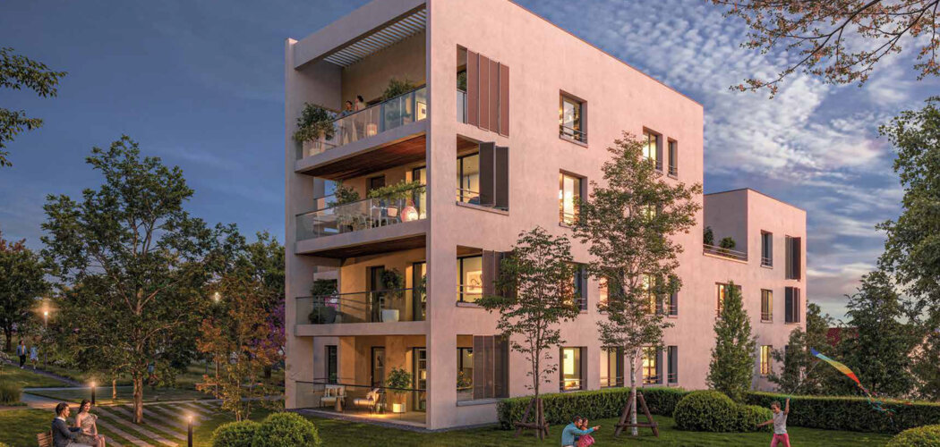 Programme immobilier neuf INITYAL - Lyon 03 quartier Monchat proche tram T6 (69003) - Référence : 16702